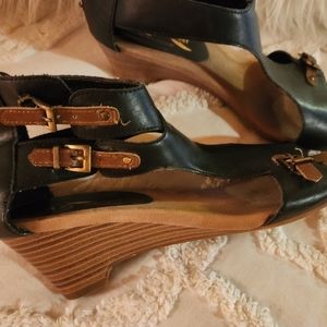 Gladiator style wedges